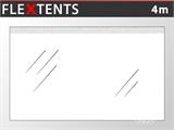Standardna bočna stranica FleXtents, 4m, Transparentno