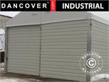 Schiebetor für industrielle Lagerhalle Alu, 4,70m, Metall, weiß