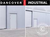 Metalen deur voor industriële opslaghal Steel, 0,9x2m, Grijs