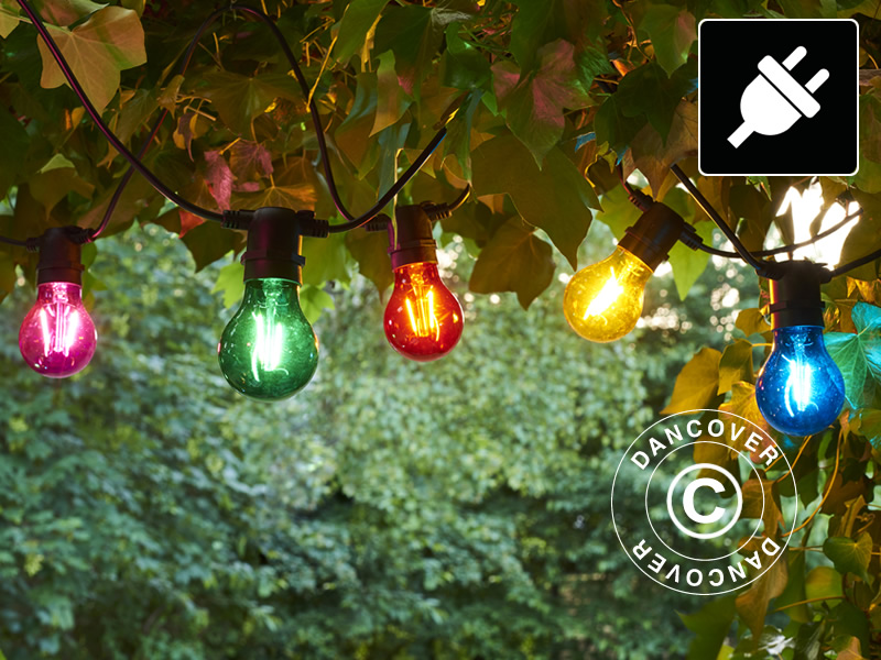 Set de départ pour les guirlandes lumineuses LED, Tobias, 4,5m, Multicolore  - Dancovershop FR