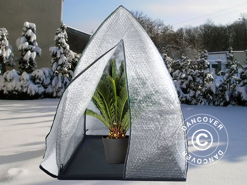 Tente de protection pour plantes en hiver, Igloo, 1,2x1,2x1,8m -  Dancovershop FR