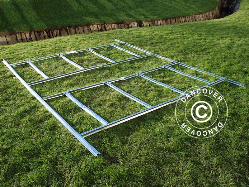 Estructura de suelo para caseta de jardín, ProShed®, 3,4x3,82 m -  Dancovershop ES