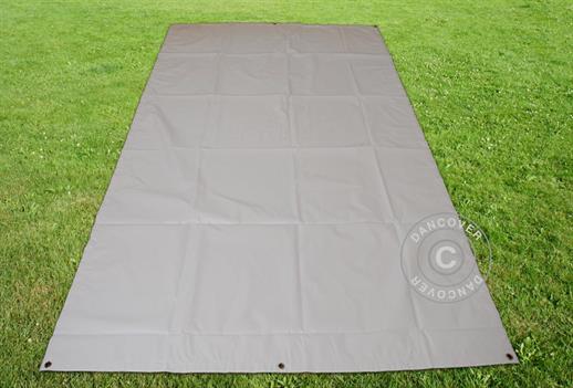 Tarpaulin/Ground cover 3.76x7.2 m PVC, Grey