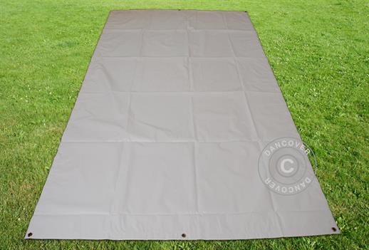 Tarpaulin/Ground cover 3.7x8.6 m PVC, Grey 