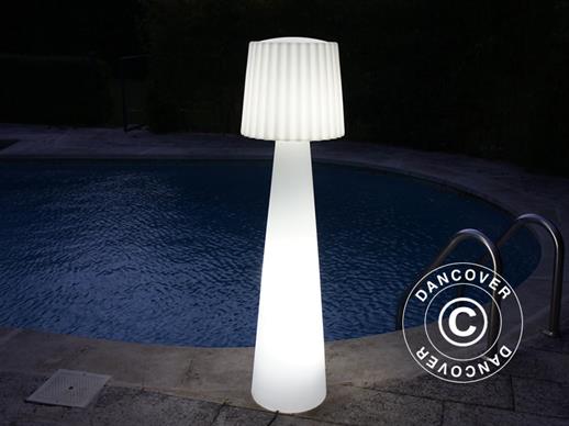 Lámpara de pie Lady, 40x40x150cm, Blanco
