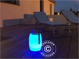 Przenośny głośnik Bluetooth Lucy Play LED, 21x21x30cm, Kolorowy