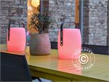 Nešiojama Bluetooth kolonėlė-žibintas Lucy Play LED, 21x21x30cm, Įvairių spalvų