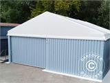 Sliding gate for industrial storage shelter Steel, 4.7x3.5 m, Metal, Grey
