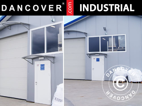 Metalinės durys pramoninėms sandėliavimo patalpoms Steel, 0,9x2m, Balta