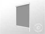 Sidewall screen f/bioclimatic pergola gazebo San Pablo, 3 m, White/Light Grey