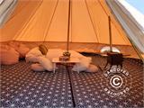 Mata do namiotu dzwonkowego do namiotów TentZing® 4m, 2 szt., Niebieski/Biały