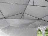 Drapés des plafonds, Blanc, pour chapiteau de 6x12m SEMI PRO Plus