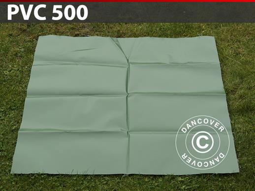 PVC Zakrpa za Skladišni šator, 500g/m², 1x1m, Zelena
