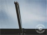 Fenêtre d’aération avec dispositif d’ouverture automatique pour serre Strong NOVA 3m de large, Argenté