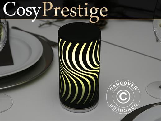 LED lamp Zigzag, Prestige series, Preto