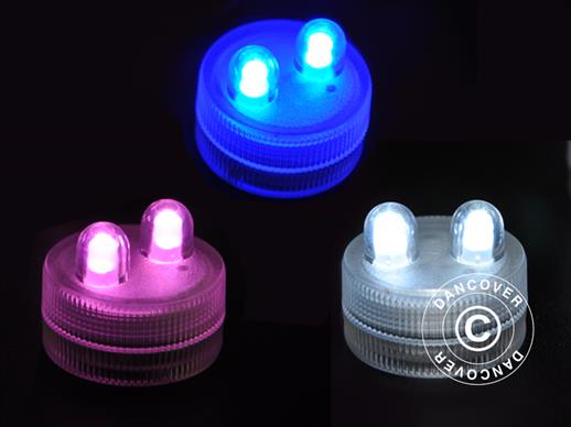 LED Floralytes (30 unid.) diâmetro de 3 cm, Mix de cores