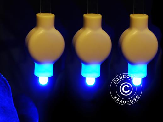Lampka LED do lampionów papierowych, 20 sztuk, Niebieski, DOSTĘPNY TYLKO 1 ZESTAW