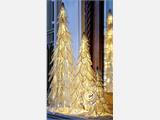 LED-kerstboom, Siv, 46cm, Wit 