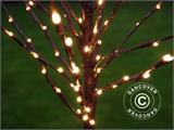 LED lampiņu dekoratīvais koks, 1,5m, silti balta gaisma, 180 LED