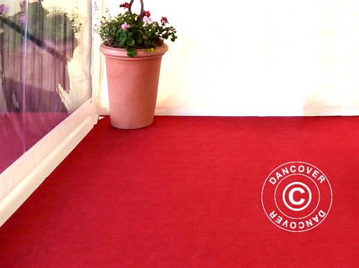 Carpete 2,5x12m, Vermelha, 400g. APENAS 1 UNID. RESTANTE