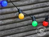 Guirlande LED, 7,25m, Noir/Multicolore