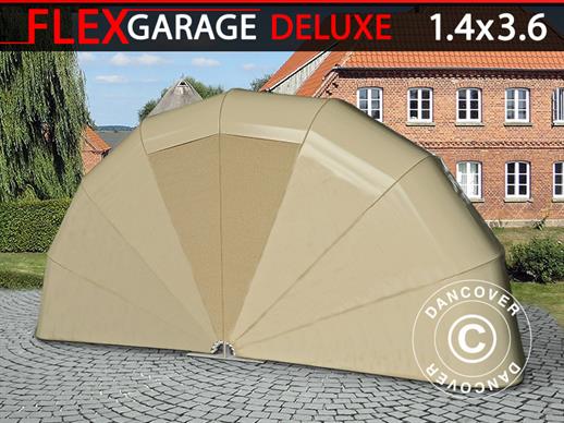 Folding garage (MC), 1.4x3.6x1.8 m, Beige