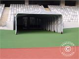 Tunel stadionowy, składany, 2,5x11,33x2,2m, Biały