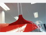 Carcoon 4x1,6 m Transparant/Rood, Binnengebruik