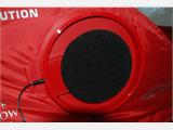 Carcoon Veloce 4,33x2,3 m Durchsichtig/Rot, Innenbereich