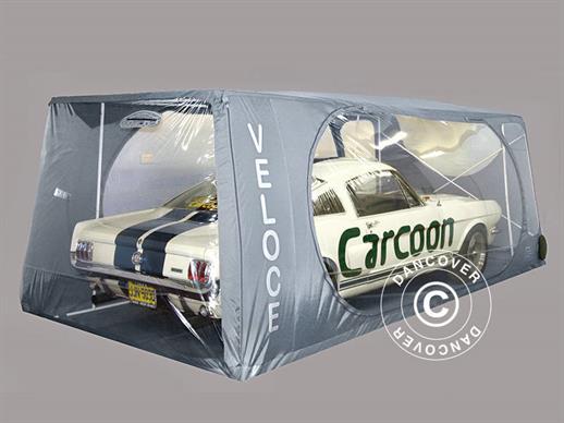 Carcoon Veloce 4,33x2,3m Zilver/Transparant, Binnengebruik