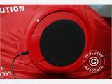 Carcoon Veloce 4,88x2,3 m Durchsichtig/Rot, Innenbereich