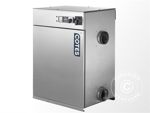 Adsorptionsavfuktare Cotes C30 1,9 till förvarings- och produktionsfaciliteter, 300m³/h, Rostfritt stål