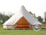 Namiot dzwonkowy do glampingu, TentZing®, 6x6m, 8-osobowy, Piaskowy