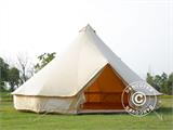 Zvanu telts glempingam, TentZing®, 7x7m, 10 Personām, Smilšu krāsā