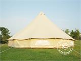 Glampingtelt TentZing®, 7x7m, 10 Personer, Sand