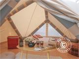 Glamping tent, inflatable, TentZing®, 4x4m, 5 Persons, Sand     