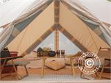 Opblaasbare glamping tent, TentZing®, 4x4m, 5 Personen, Zand