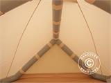 Nadmuchiwany namiot glampingowy, TentZing®, 4x4m, 5-osobowy, Piaskowy
