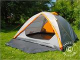 Campingtelt, TentZing® Xplorer 4 personer, Orange/Grå