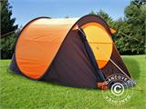 Šator za kampiranje pop-up, FlashTents®, 2 osobe, Small, Narančasta/Tamno Siva, JOŠ SAMO 1 KOM.