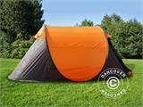 Kempingowy namiot ekspresowy, FlashTents®, 2-osobowy, Small, Pomaranczowy/Ciemny szary, DOSTĘPNA TYLKO 1 SZTUKA