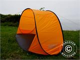 Tenda da spiaggia, FlashTents®, 2 persone, Arancio/Grigio scuro