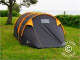Šator za kampiranje, TentZing® Tunnel, 4 osobe, Narančasta/Tamno Siva