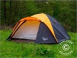 Tente de camping, TentZing® Igloo, 4 personnes, Orange/Gris foncé