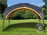 Campingpavillon, TentZing®, 3,5x3,5m, Orange/Mørkegrå, KUN 1 STK. TILBAGE
