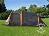 Kempinga telts FlashTents® Air, 3 personas, Oranža/Tumši Pelēka