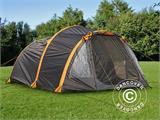 Tente de camping FlashTents® Air, 3 personnes, Orange/Gris foncé