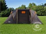 Šator za kampiranje, TentZing® Explorer, obiteljski, 4 osobe, Narančasta/Tamno Siva