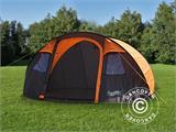 Campingtelt pop-up, FlashTents®, 4 personer, Medium, Oransje/Mørkegrå