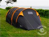 Tente de camping, TentZing® Tunnel, 4 personnes, Orange/Gris foncé RESTE SEULEMENT 1 PC